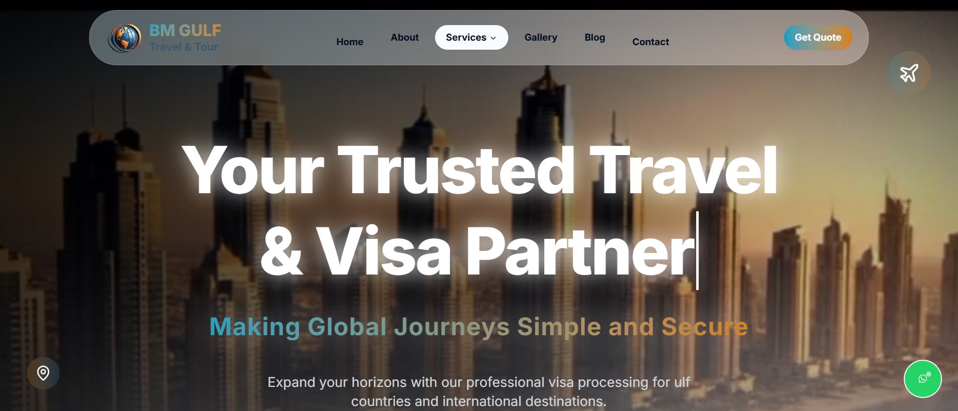 Travel & Tourism Website